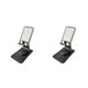 thumbnail image 3 of Inteprter Soporte para teléfono celular Altura Plegable Soporte para tableta Universal Rotación de 360 ​​​​grados Soporte de escritorio Negro 2piezas, 3 of 6