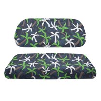 FUIALDOLG Tropical Coconut Palm Tree Universal Golf Cart Seat Covers Club Car Precedent Golf Cart Breathable Material Fit Like a Glove for Women Men, Easy to Install