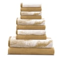 thumbnail image 2 of Superior Cotton 10 Piece Assorted Solid and Marble Towel Set, Bronze, 2 of 8