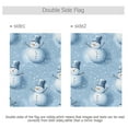 thumbnail image 3 of Christmas Winter Snowman Garden Flag House Banner 12" x 18" Double Sided Outdoor Yard Decoration, 3 of 6