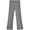 Grey, variant on Girls Leggings Wide Leg Flare Athletic Yoga Workout Ballet Girls Bell Bottom Leggings (7-16)