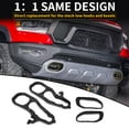 thumbnail image 4 of Unique Bargains Front Tow Hooks Left & Right for Dodge for Ram 1500 DT 2019-2024 No.82215268AB/68272945AB/68272944AB Tow Hooks with Bumper Bezels Cover Kit, 4 of 8
