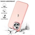 thumbnail image 2 of For Apple iPhone 14 Pro 6.1 inch Chrome Cam Bumper Matte Shockproof Protective Hybrid Case Cover Pink, 2 of 2