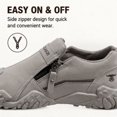 thumbnail image 4 of CHICVOMEY Comfortable Slip On Shoes for Man Walking Shoes with Non-Slip Sole Versatile Side Zipper Design Suitable for Fitness Travel and Outdoor Activities, 4 of 8