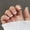 01 Rose Blush 240 Pieces, variant on Frosted Nail Tip Sub-size Wear European Square