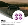 thumbnail image 3 of 4pcs Wear-resistant Hex Wheel Nut Cover Center Wear-resistant Hex Wheel Caps Hubcap Sleeve Wrench Threaded Tyre Rim Good Sealing 1:8 Off-road RC Car Purple, 3 of 5
