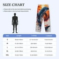 thumbnail image 2 of Salouo Sunset Ocean Watercolor Dolphin Print Pajama Pants for Men, Lounge Pants Elastic Waistband Casual Men's sleepwear Loungewear Sleep Pajama Pant -Small, 2 of 7
