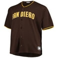 thumbnail image 2 of Men's Sand/Brown San Diego Padres Big & Tall Alternate Replica Team Jersey, 2 of 3
