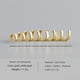 thumbnail image 2 of Pendientes de oreja blancos s925 de círculo liso de varios tamaños con personalidad de Europa y Estados Unidos, pendientes de moda dorados para mujer, 2 of 6