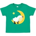 thumbnail image 3 of Inktastic Cute Sheep, Sleeping Sheep, Moon, Stars, Sleepy Boys or Girls Baby T-Shirt, 3 of 5