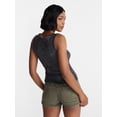 thumbnail image 3 of No Boundaries Sequin Sweater Tank Top, Women's and Women's Plus XXS-4X, 3 of 5