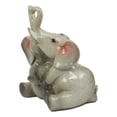 thumbnail image 3 of Ebros Loving Hugs Adorable Elephant Couple Lovers With Heart Shaped Trunks Statue 4.25"Tall Love Elephants Talisman Of Luck Figurine Collectible, 3 of 4