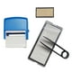 thumbnail image 5 of Sellos de goma compactos y personalizables para empresas, regalos educativos. Azul, 5 of 9