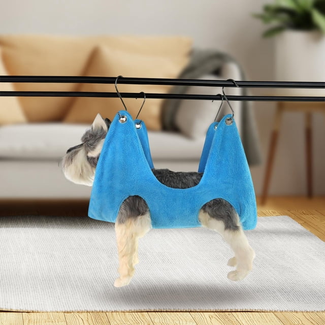 Hamaca para el Cuidado de Gatos y mascotas Fernando Hamaca de aseo para perros Azul 77cmx55cm M