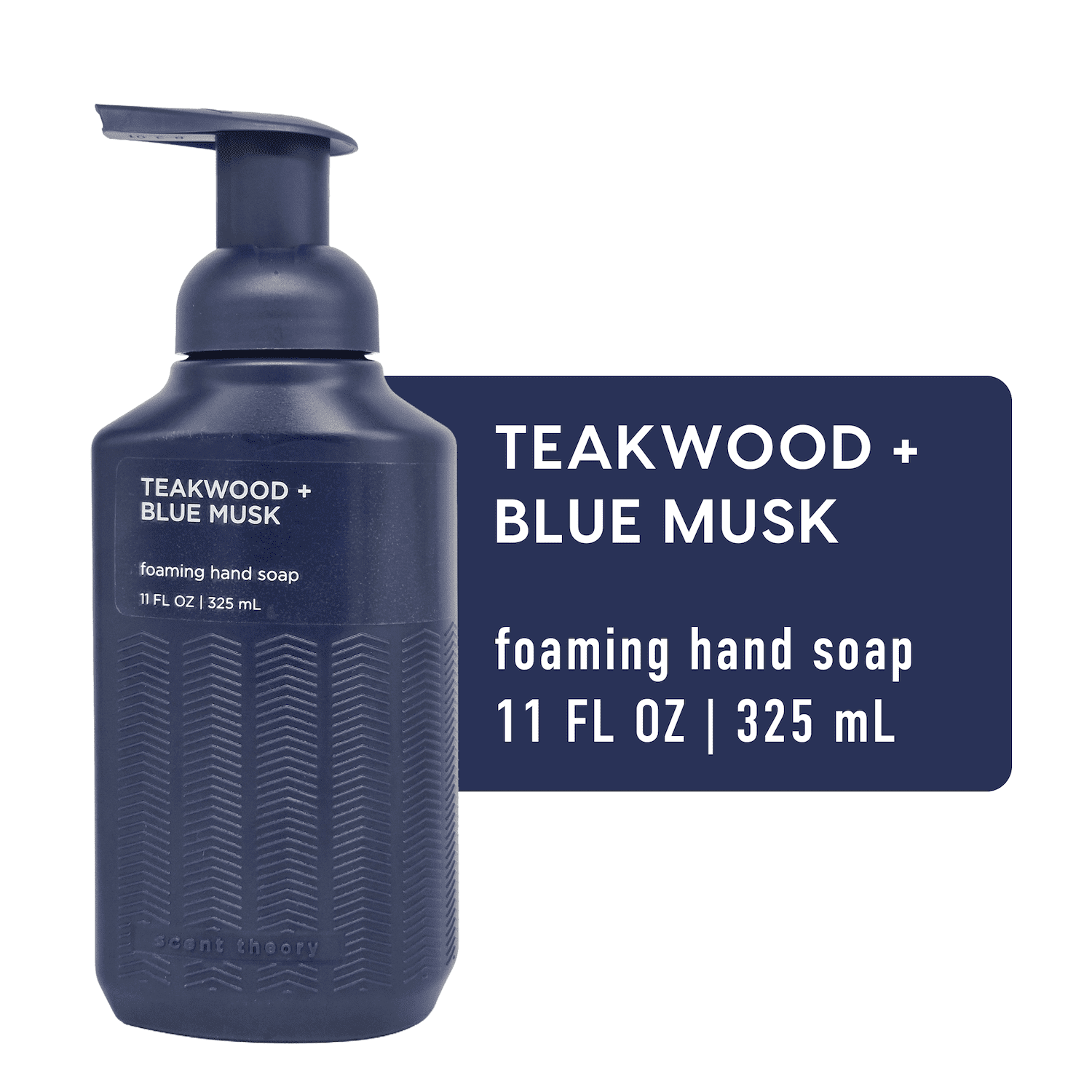Scent Theory Foaming Hand Soap, Teakwood and Blue Musk, 11 fl oz