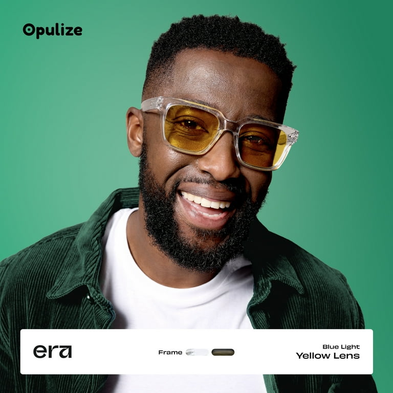 Uptrend Official Mart Transparent Lightweight Eyeglasses - Anti-Glare UV400 Clear Lens Glasses For Men Women Stylish White Frame Spectacles For Boys Girls I916675629