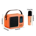 thumbnail image 3 of HOARBOEG Haut-Parleur Bluetooth Mini Intégré Chantant et Microphone Portable en Liquidation, 3 of 8