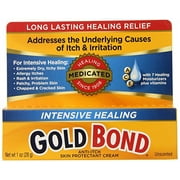 5 Pack - Gold Bond Intensive Healing Anti-Itch Cream 1 oz Each