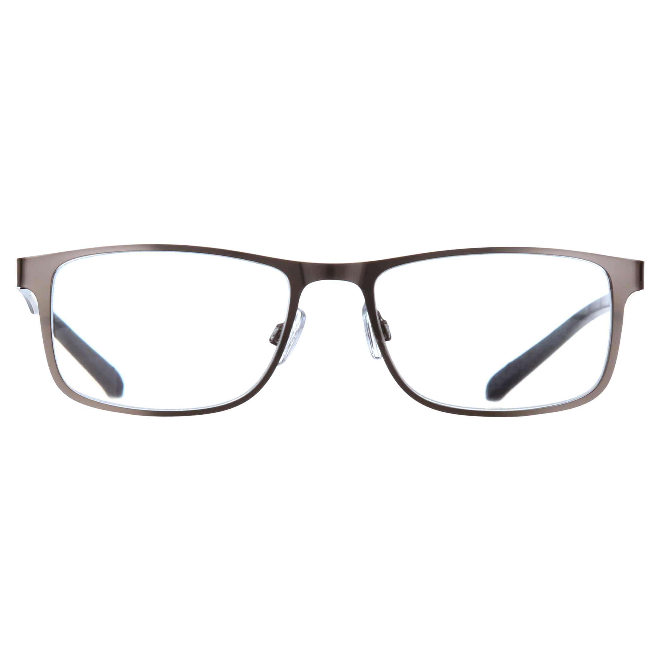 (2 pack) Ironman Rectangle Black Reading Glasses 1.50