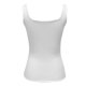 thumbnail image 5 of Camiseta sin mangas y cuello redondo para mujer - Top básico ajustado de punto acanalado - Ropa informal elástica de poliéster, 5 of 8