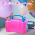 thumbnail image 2 of Dual nozzle electric balloon inflator, automatic inflation, portable and easy to operate, an essential tool for party decorations, 2 of 12