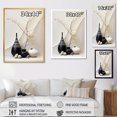 thumbnail image 4 of Designart "Seashell Sumi Asian Painting III" Asian Floater Framed Wall Art Print, 4 of 7