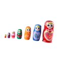 thumbnail image 4 of Muñecas rusas para anidar,Muñecas rusas para anidar,juguete para niños,muñeca apilable,Muñeca Matryoshka de madera,regalo para decoración del hogar,Juego anidado de 7 muñecos de, 4 of 9