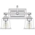 thumbnail image 6 of 2 Light Transitional Bathroom Light Fixture-Brushed Nickel Finish Bailey Street Home 71-Bel-4352158, 6 of 10