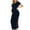 Navy, variant on Vedolay Maternity Dresses Women's Maternity Short Sleeve Bodycon Ribbed Dress,Navy XL
