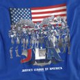thumbnail image 2 of JLA All American League Women's T Shirt, Royal, Medium, 2 of 6