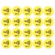 thumbnail image 1 of Pegatinas NFC regrabables amarillas, compactas, portátiles, resistentes a interferencias, compatibles con CUID para dispositivos NFC, paquete de 20, 1 of 8