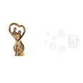 thumbnail image 1 of Figura De Pareja De Enamorados, Escultura De Aniversario, Adorno Familiar, Espejo Acrílico, Pegatinas De Pared, Calcomanías De Peces, Decoración Artística Extraíble Para Sofá Y TV., 1 of 8
