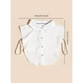 thumbnail image 5 of YEKEYI Dickey Fake Collar Shirts Blouse Half Shirt Collar for Women & Girls Versatile Accessory, 5 of 5