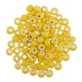 thumbnail image 2 of HOMYL 4x100pcs 6mm Loose Beads Charms for DIY Jewelry Making Yellow 4 Pcs, 2 of 8