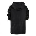 thumbnail image 4 of Women Lightweight Rain Jacket Packable Waterproof Hooded Zip Raincoat Clothes Black S, 4 of 6
