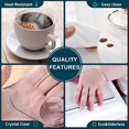 Clear Plastic Table Protector Cover for Desk, Dining Table, and ...