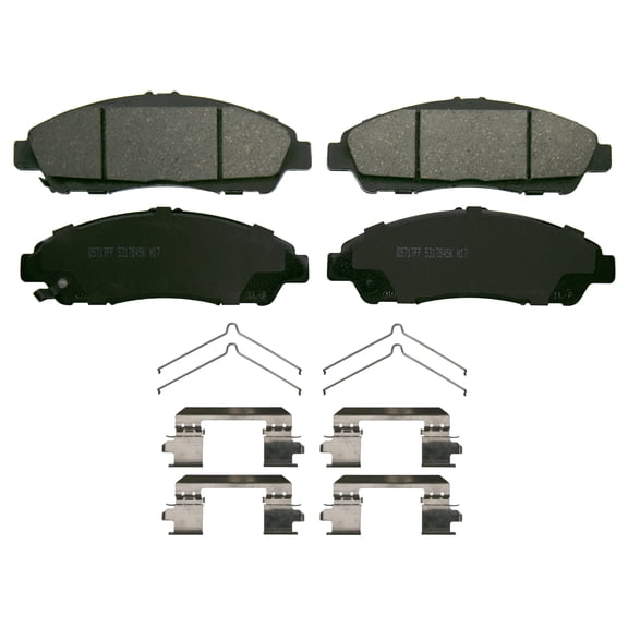 Wagner QuickStop ZD1896 Ceramic Disc Brake Pad Set Fits select: 2018 CHEVROLET TRAVERSE, 2017-2018 GMC ACADIA