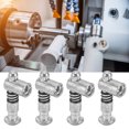 thumbnail image 1 of Anchor Connector, Carbon Steel Galvanized Easy Installation 4Pcs High Hardness Durable  Concealment M4 Thread Fittings  for  Built in Connection, 1 of 8