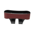 thumbnail image 1 of Bolsillos de almacenamiento del organizador del relleno del espacio del asiento del automóvil, cuero de la PU, caja de almacenamiento lateral de la Rojo, 1 of 8