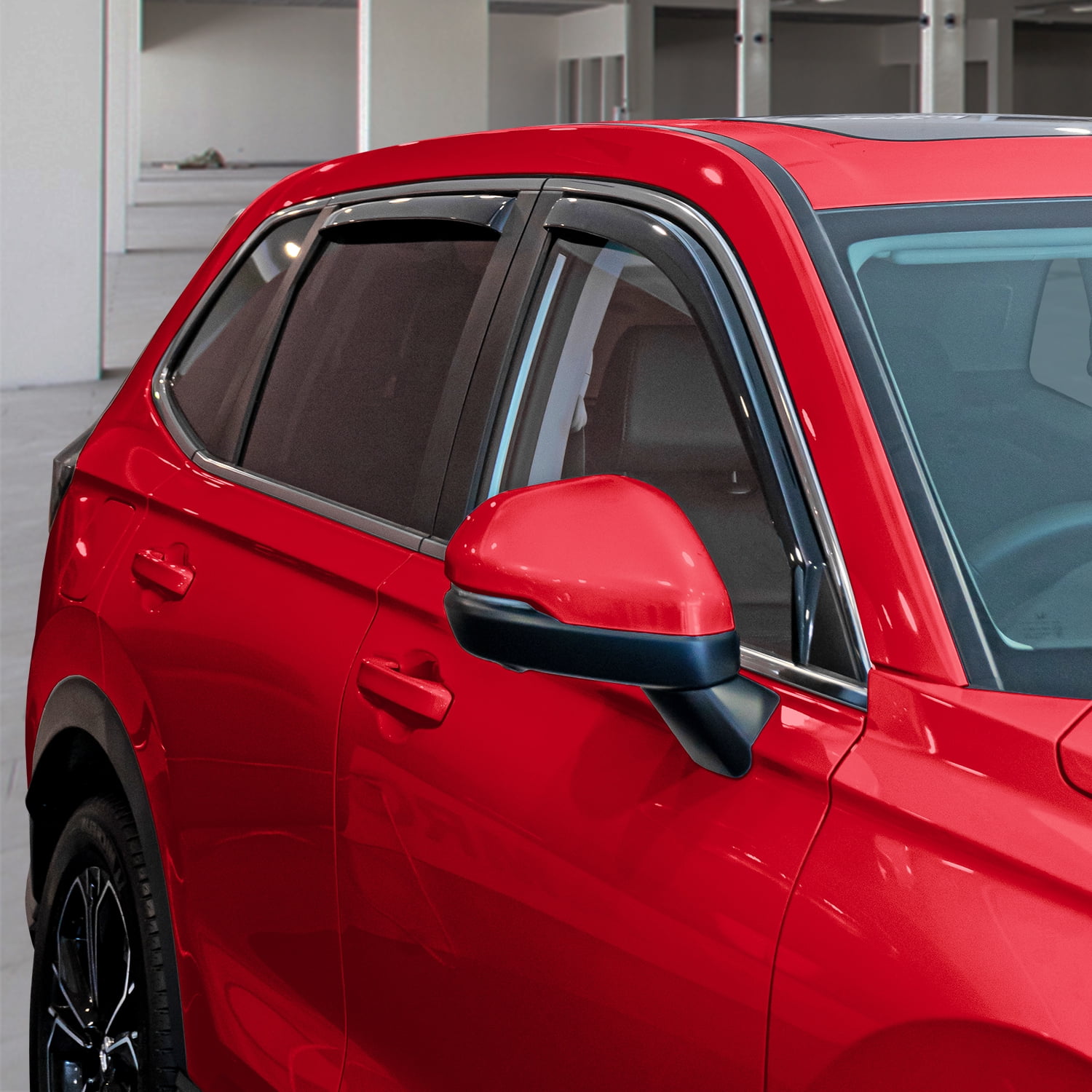 Voron Glass in-Channel Extra Durable Rain Guards for Honda CR-V (CRV) 2023-2026, Window Deflectors, Vent Window Visors, 4 Pieces - 200740