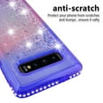 thumbnail image 5 of Mignova Galaxy S10 Plus Flash case,[Durable and Cute] Colorful Quicksand Series Bling Diamond Flowing Liquid Floating Shockproof Cover case for Galaxy S10 Plus 6.4 inch case(Gradient Purple/Blue), 5 of 7