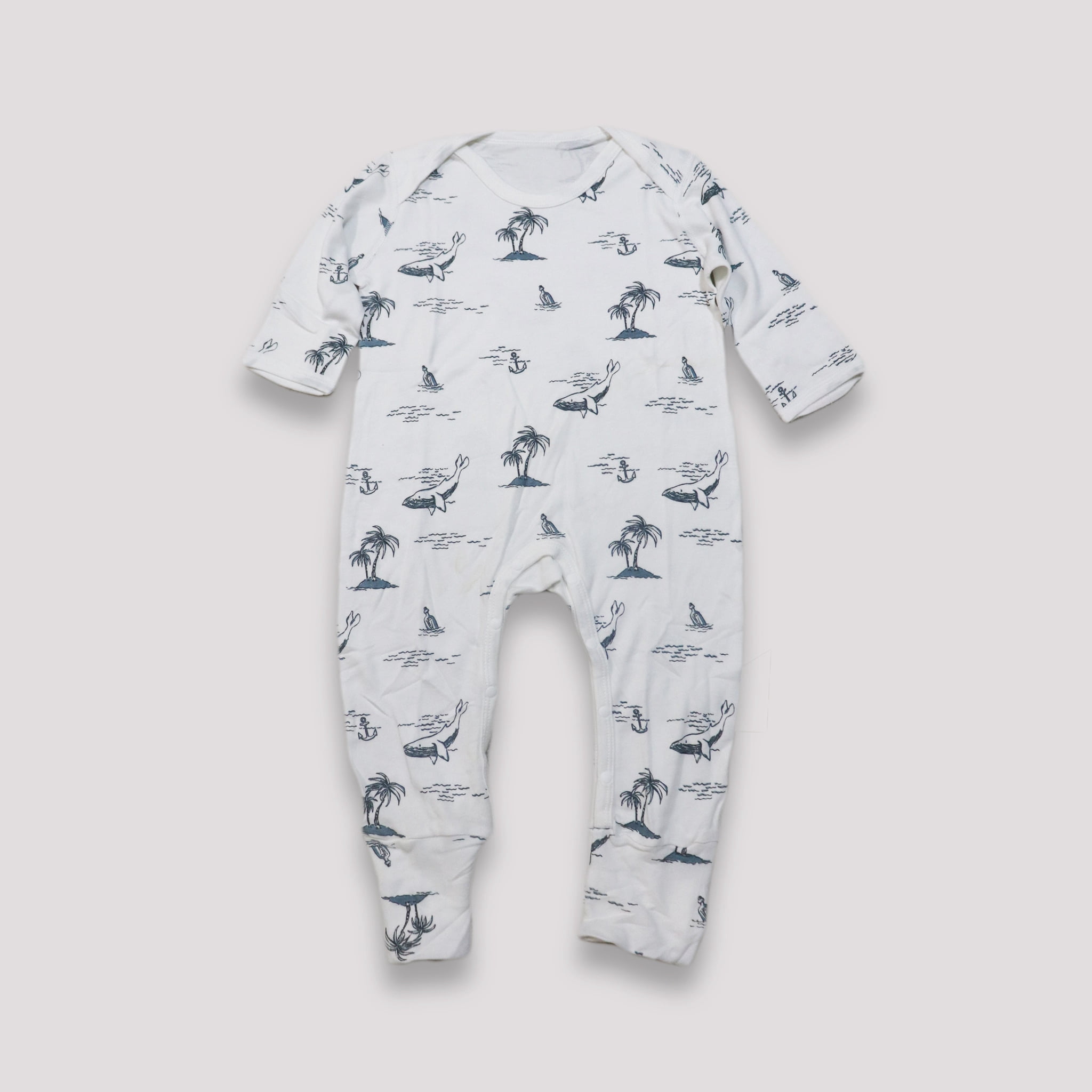 KaWaii Baby Unisex Bamboo & Organic Cotton Bodysuit , 6 Pack for Babies 12-18 Months