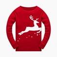 thumbnail image 2 of Little Boys Christmas Pajamas for Toddler Clothes Set Christmas Deer Sleepwear Long Sleeve 100% Cotton 2 Piece Kids Pjs Size 1-10 Years Deer-6155-10T, 2 of 7