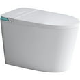 thumbnail image 4 of Luxury Intelligent Smart Toilet with Instant Warm Water Sprayer and Dryer, Auto Flush /Foot Sensor Operation, Adjusted Temp Heated Bidet Seat, LED Display White, 4 of 8