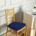 thumbnail image 2 of Efavormart NAVY BLUE Chiavari Chair Cushion Chair Pad with Attachment Straps Party Event Decoration - 2" Thick--PACK OF 5, 2 of 7
