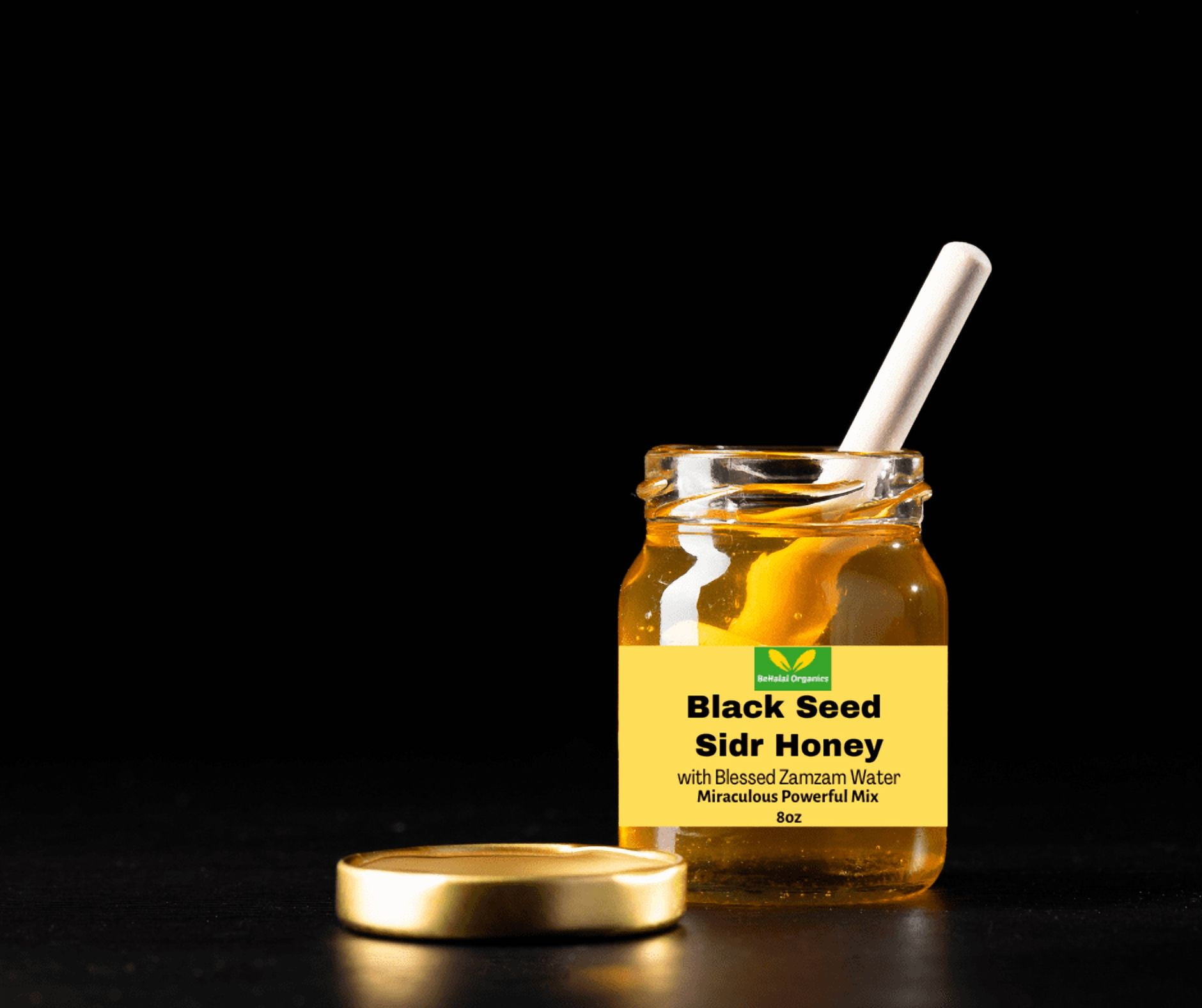 Sidr Honey With Black Seed &  Zam Zam 8oz