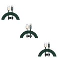 thumbnail image 2 of Seitruly Cable de datos 5A Pantalla digital de 1,2 m 480Mbps Transmisión rápida Carga rápida Tejido de nylon Cable de reemplazo Verde 40W Type1 NO1, 2 of 6