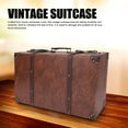 thumbnail image 3 of Old Suitcase, Large Capacity Exquisite Craftsmanship Vintage Suitcase Wooden  for Photo Props and Luggage, 3 of 7