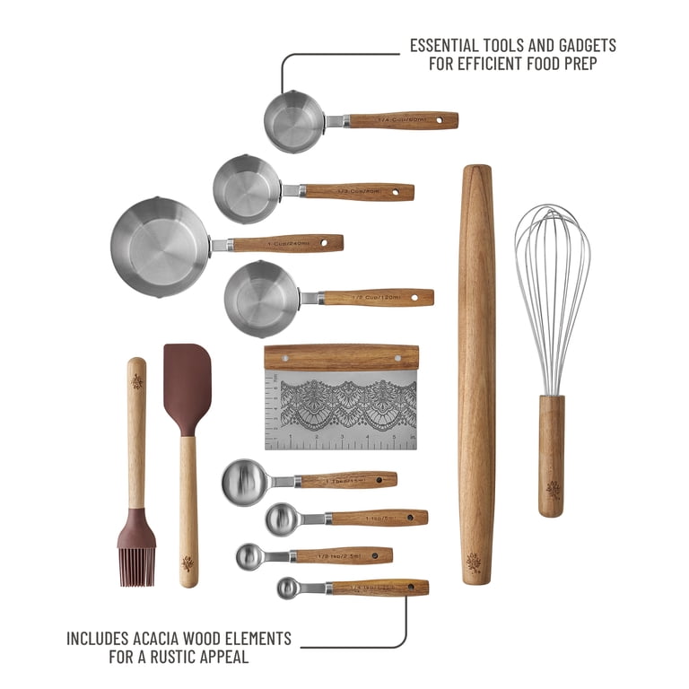The Pioneer Woman Vintage Lace 20-Piece Ceramic Bakeware Set with