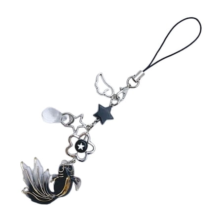 WINDLAND Cute Kois Fish Star Keychain Lanyard String Fashion Straps Decor for Phone Cases